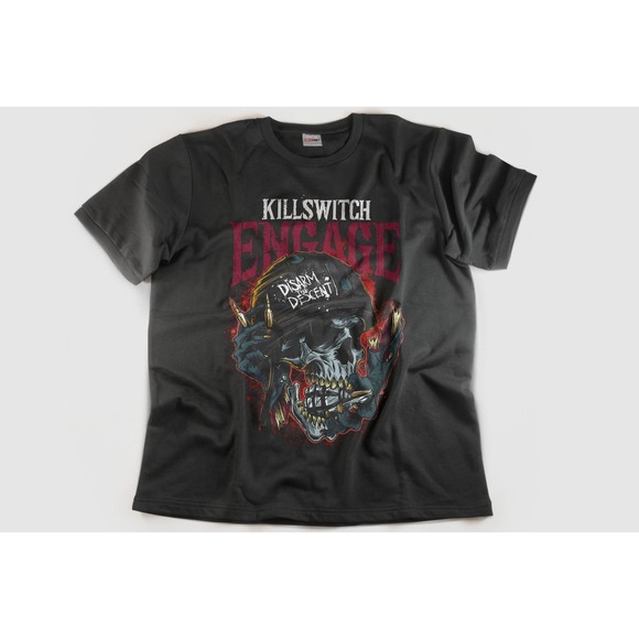 Band rock T-shirt | Killswitch Engage Band T-Shirt | Skull Graphic Tee - Picture 10 of 10